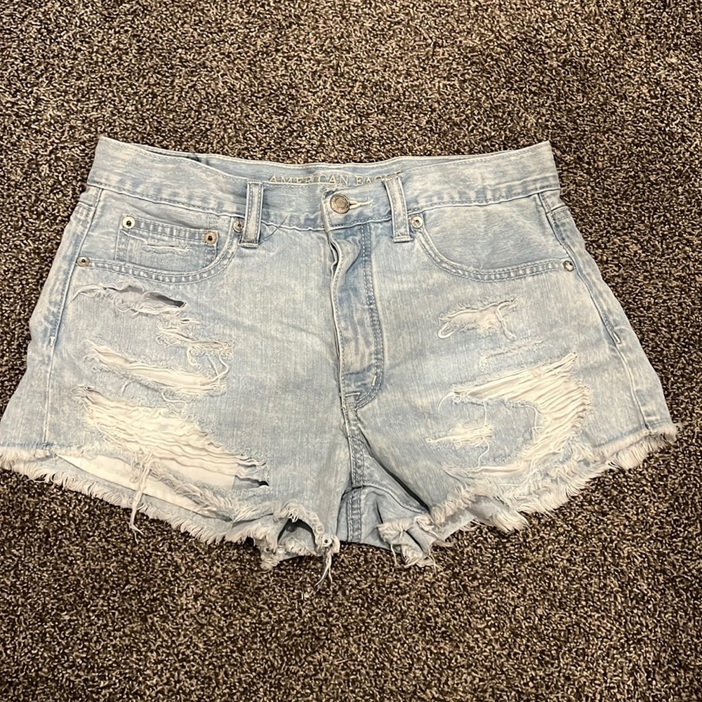 American eagle high rise festival shorts